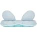 Qchomee 2 in 1 Baby Travel Pillow & Neck Brace | Adjustable Head Support for Car Seat, Pushchair, Stroller | Washable Insert Cushion for Toddler 3-24 Months | Blue 29x22cm - Buy Online on GoSupps.com