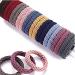 DAHI hair ties 100pcs hair band Elastic ponytail ties hair tie in 10 colors (net)