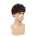 Swiking Men Brown Afro Wig - Short Fluffy Curly Synthetic Hair for Halloween Party Cosplay - Buy Online on GoSupps.com