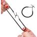 PLABBDPL 15 Pieces Elastic Hair Hooks for Hair Styling Ponytail Hooks for Women and Girls - Buy Online on GoSupps.com