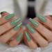 HUJL Artificial Nails - Shiny Olive Pressed Ballerina Flat Nails | No Print Tape | International Shipping - Buy Online on GoSupps.com