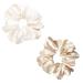 Satin Silk Hair Scrunchies - Pack of 12 Assorted Multicolored Hair Ties for Women and Girls - Buy Online on GoSupps.com