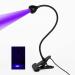 Swan neck-UV lamp for nails large chip 395 Nm UV light for nails USB 1.5 m cable 3 W mini-UV light for gel nail hardness black light poster black light party resin hardening