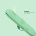 JDZJUCHU Travel Makeup Brush Holder - Green Silicone Cosmetic Bag Organizer - Buy Online on GoSupps.com