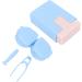 DEWIN Contact Lens Box Set - Portable Tweezers & Dustproof Case for Travel (Blue) | International Shipping Available - Buy Online on GoSupps.com