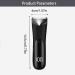 Mens Trimmer Ergonomic Beard ShaverPortable Men Intimate Hair Trimmer with LCD Digital Display for Face Nose Ears Legs Arms Head and Intimate Zone Care - Buy Online on GoSupps.com