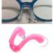 Celika Replacement Nose Glass Accessories - Pink Silicone Plug-in & Screw U-Shaped Padding for Children - Transparent Nasal Cushion Arm (2 Pieces) - Buy Online on GoSupps.com