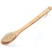 Body brush shower brush has soft bristles  can exfoliate  brush head wet or dry brush  special bamboo long handle is easier to clean the body