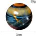 Yejianghua Blue Tiger Eye Jasper Quartz Ball - Natural Carved Healing Chakra Stone Gift | Free Carved Reiki Handicraft - Buy Online on GoSupps.com