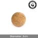 Natural Cork Yoga Studio Massage Ball - 2 cm | Eco-Friendly & Unbranded - Buy Online on GoSupps.com