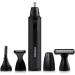 URBANER Nose Hair Trimmer for Men - Japanese Motor USB Rechargeable IPX8 Waterproof 4-in-1 Grooming Set Ear & Eyebrow Trimmer Portable Electric Shaver Perfect Gift MB-990 - Buy Online on GoSupps.com