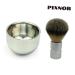 Alipis 3-Piece Men's Shaving Set - Stainless Steel Shaving Brush & Foam Cup - Travel-Friendly Beard Grooming Kit - Buy Online on GoSupps.com