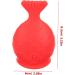 DRESSOOS Silicone Fish Lip Filler (red) Mouth Lip Plumper Brightening Plumpit Suction Lip Enhancer - Buy Online on GoSupps.com