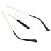 ORFOFE 1 pair of frame brackets glasses frame Brille socks glasses arm glasses arm. Repair legs Arms for glasses glasses ear handles replace temple metal golden 13x0.5x0.3cm