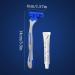200 Pack Kheoxusa 3 Blade Disposable Razors - Individually Wrapped Perfect for Hotels Airbnb & Travel - Triple Blade Razors in Grey Blue - Buy Online on GoSupps.com