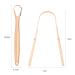 Stainless Steel Tongue Scraper & Cleaner for Fresh Breath | Semicircle Design for Effective Oral Care | Durable Dental Hygiene Tool - Buy Online on GoSupps.com