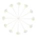 Yarnow 12st chrysantheme aroma rattan reed diffusor for essential oils diffusor mines stick house diffusor stick aromatherapy sticks wooden oil white flowers