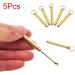 5 Pcs Folding Alloy Ear-Pick Cleaner Set with Key Ring - Portable Ear Wax Removal Tools - Buy Online on GoSupps.com