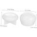 NUOBESTY 2pcs Mushroom Mold Silicone Molds Jar with Lid Storage Jar Mushroom Jar Diy Mold Supplies Epoxy - Buy Online on GoSupps.com