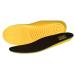 MEGAComfort PAM-M1213 Personal Anti-Fatigue Mat 100% Dual Layer Memory Foam Insole (1 per Pack) Men's Size 12/13 Yellow/Black