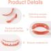 Iksvmsi Prostheses: High-Quality False Teeth & Temporary Dentures for Men - 1 Pair of Veneers for Bad Teeth - Buy Online on GoSupps.com