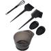 Hair Dye Coloring Kit Professional DIY Salon Tool Hair Tinting Bowl Hair Dye Brush Ear Cover Hair Coloring Dyeing Bleaching Hair Dye Tools Set for Home Salon Use (black) - Buy Online on GoSupps.com
