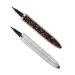 PLAFOPE 4 Pcs Diamond Eyeliner Cosmetic Pens Gold Eyeliner Professional Eyeliner Pen Rose Gold Plated Black