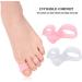Orthopedic Toe Separators 2 Pairs - Gel Toe Spacers for Bunions, Hammer Toes, Calluses - Men & Women - Transparent - Buy Online on GoSupps.com