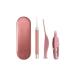 SSWERWEQ Ear wax removal tool Ear Care 3Pcs/Set LED Light Earpick Eax Wax Removal Spoon Tools Tweezers Nose Cleaning Pick Clip Nipper With Case