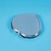 ULTNICE Compact Double Sided Heart Shape Makeup Mirror - Silver | Portable Pocket Mirror for Handbag and Purse - Buy Online on GoSupps.com