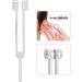 128Hz Tuning Fork Medicine - Non-Magnetic Aluminum Alloy for Neurology & Sound Therapy | Stress Reduction - Buy Online on GoSupps.com