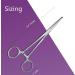 MJW Hemostat for Fishing - 15.2 cm Stainless Steel Tool for Dogs Cats & Pets - Straight/Curved Tips Ideal for Ears & Hair - Buy Online on GoSupps.com