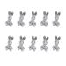 Metal Nail Art Studs 3D Metal Nail Art Jewelry Decorations Bows Rabbits Moon Multi-Shapes Nail Decoration Accessories Nail Art Jewels