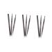 VINTORKY 3pcs 2 1 Eyebrow Pencil Brush Rotate Eyebrow Pencil Brow Brush Double Headed Eyebrow Braider Tool
