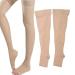 Brrnoo compression socks for women Lycra + Cotton Fiber Medicals Anti-slip seamless long socks 20-32 mmHg for leg trimming and prevention of varicose veins (M-M.) M M.