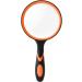 Reading Magnifying Glass | Anti-Slip Handle Magnifying Glasses for Work | Magnifying Glass for Kids Kids Magnifying Glass High-Definition for Elderly Reading Orange1 - Buy Online on GoSupps.com