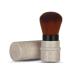 Retractable Makeup Brush Travel Powder Brush for Foundation Blush Bronzer Buffing Flawless Powder Cosmetics Portable Face Blush Brush with Cover(apricot)