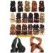 Just Another One French Spiral Curls Curly Braiding Hair Loose Wave Crochet Hair Braids Pre Stretched Braiding Extension Artificial Hair 22 inch Womens Girls & unisex Ombre Brown and Red TBUG Ombre Brown and Red 22 inches - Buy Online on GoSupps.com