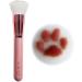 Cat Paw Makeup Brush - Soft Fiber Loose Powder Brush Hair Rounded Tapered Brush for Liquid Cream Powder Blending Buffing Concealer Pink - Buy Online on GoSupps.com