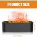 MineUp Flame Diffuser Humidifier - 180ml Aroma Diffuser with Flames Effect Light 2 Modes & Waterless Auto Shutdown for Home & Office - Buy Online on GoSupps.com