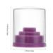 Lurrose Nail Drill Holder - 48 Holes Acrylic Organizer with Dust Proof Cover for Home & Salon Use - Purple Nail Tools Case - Buy Online on GoSupps.com