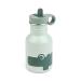 Done by Deer 1011343 stainless steel drinking bottle with straw - crocodile croco green (350 ml)