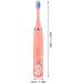 Buy Rechargeable Electric Toothbrush for Kids - 4 Courses 8 Brush Heads USB Charging (Pink) - Ideal for Ages 3+ - Buy Online on GoSupps.com