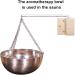 Premium Copper Aroma Bowl for Sauna | Stainless Steel Herb & Oil Pot for Ultimate Spa Experience - Buy Online on GoSupps.com