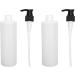Refillable Reusable ABS Shampoo Dispenser - 250ml Leak-Proof Pump Bottle for Massage Oil & Shampoo - Buy Online on GoSupps.com