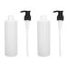 2 Pack 250ml Reusable Massage Dispenser Pumps - Cream & Shampoo Lotion Containers for Easy Heating & Refilling - Buy Online on GoSupps.com