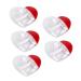 Homoyoyo Lot de 5 Set de Tubes de Gloss L vres de C ur Plastique Transparent Vides et Rechargeables Format Petit pour Maquillage L vres Voyage et Rangement Cosm tique Pratique