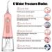 Professional Cordless Water Flosser - Rechargeable Dental Oral Irrigator with 6 Jet Tips & 6 Modes | IPX7 Waterproof | Perfect for Braces Care | Travel & Home Use - Buy Online on GoSupps.com