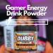Dubby Gamer Energy Drink Powder - Sugar Free Nootropic Energy Mango White Peach Flavor 30 Servings - Jitter-Free Natural Energy for Gaming - Buy Online on GoSupps.com