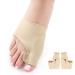 JLK-ZHOU Bunion Corrector Bunion Pads - Hallux Valgus Treatment Bunion Socks Protector Big Toe Straightener Pain Relief for Women & Men (Small)